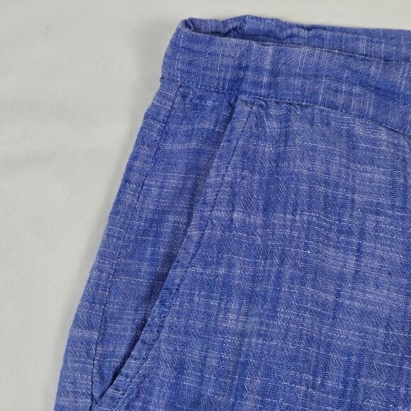 Vineyard Vines Breaker Short Size 35 Blue 100% Cotton Shorts Zip Fly Pockets - Picture 2 of 10